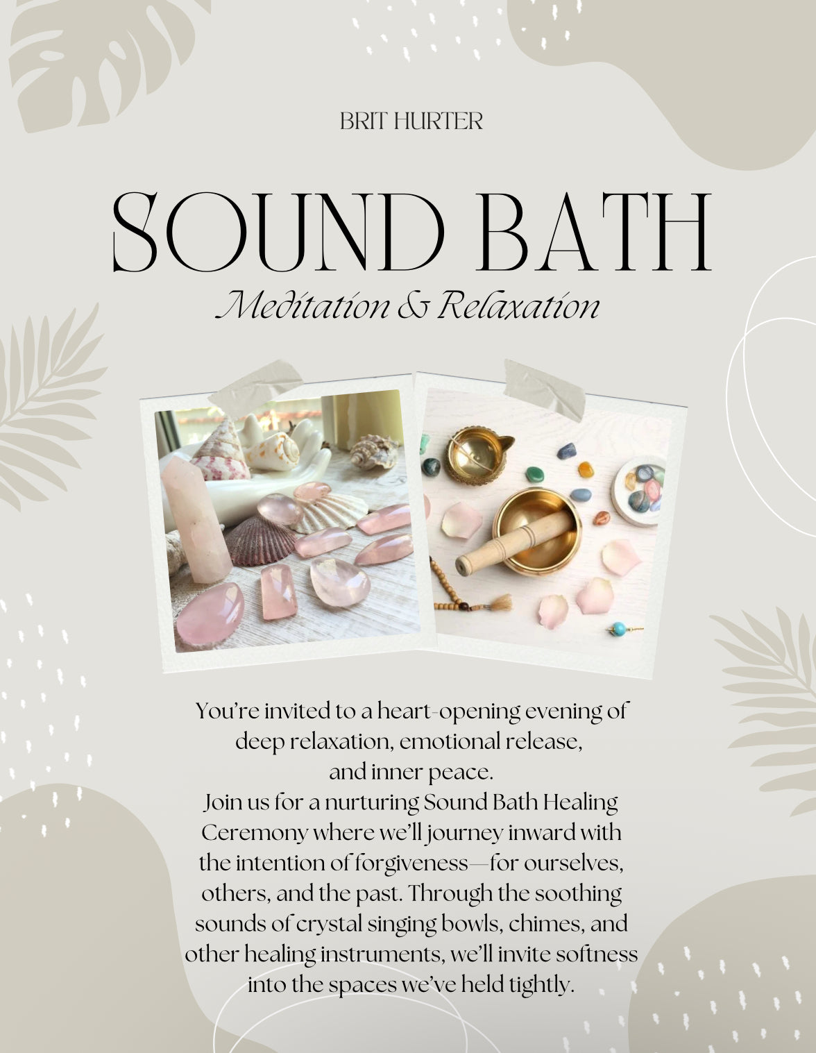 Forgiveness Sound Bath