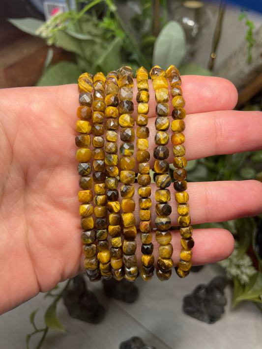 Faceted Tigers Eye