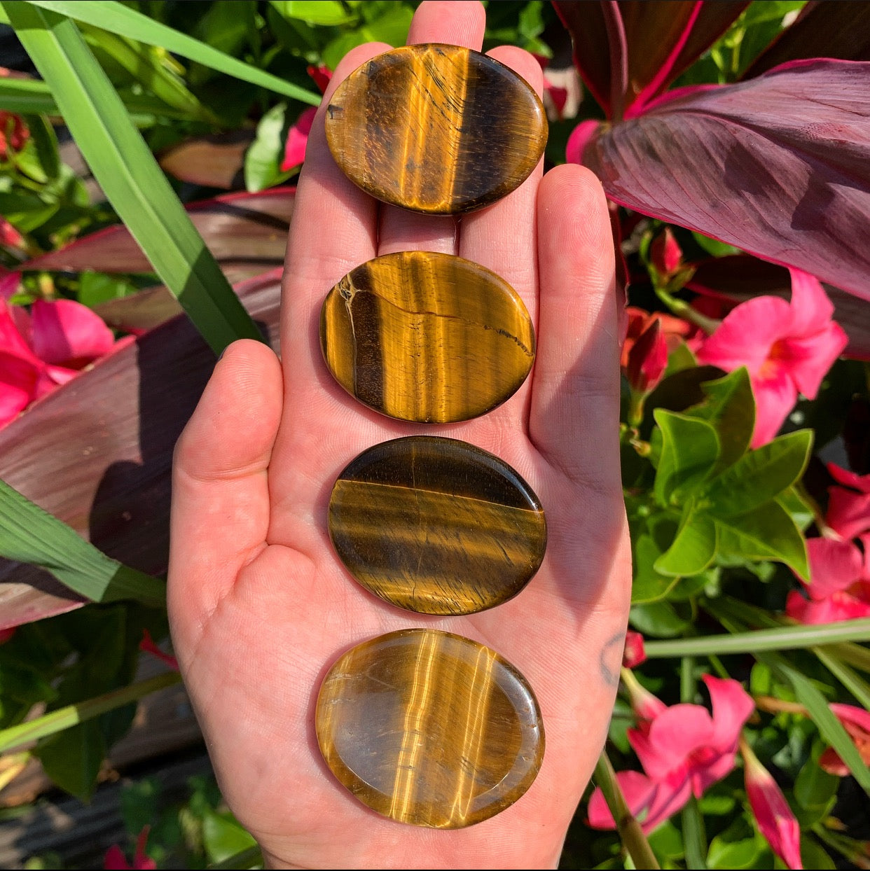 Tigers Eye Worry Stone