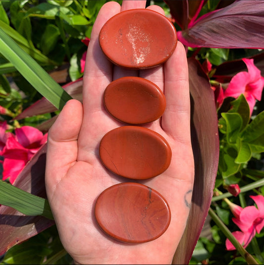 Red Jasper Worry Stone