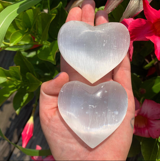 Selenite Heart