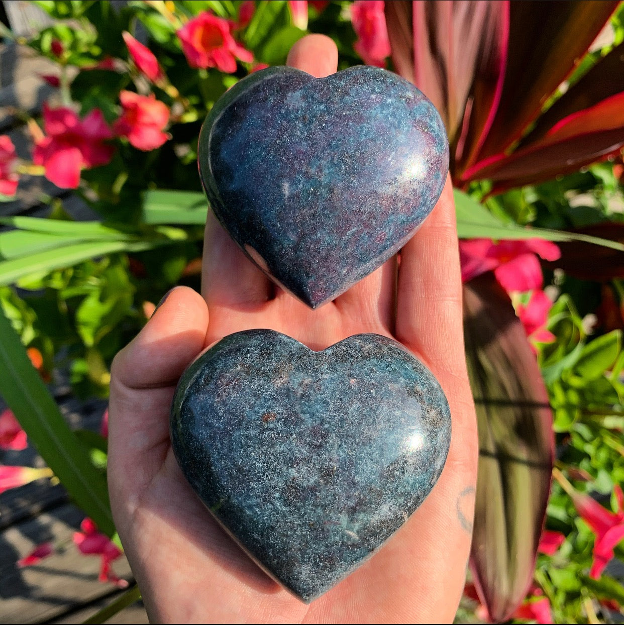 Ruby in Kyanite Heart
