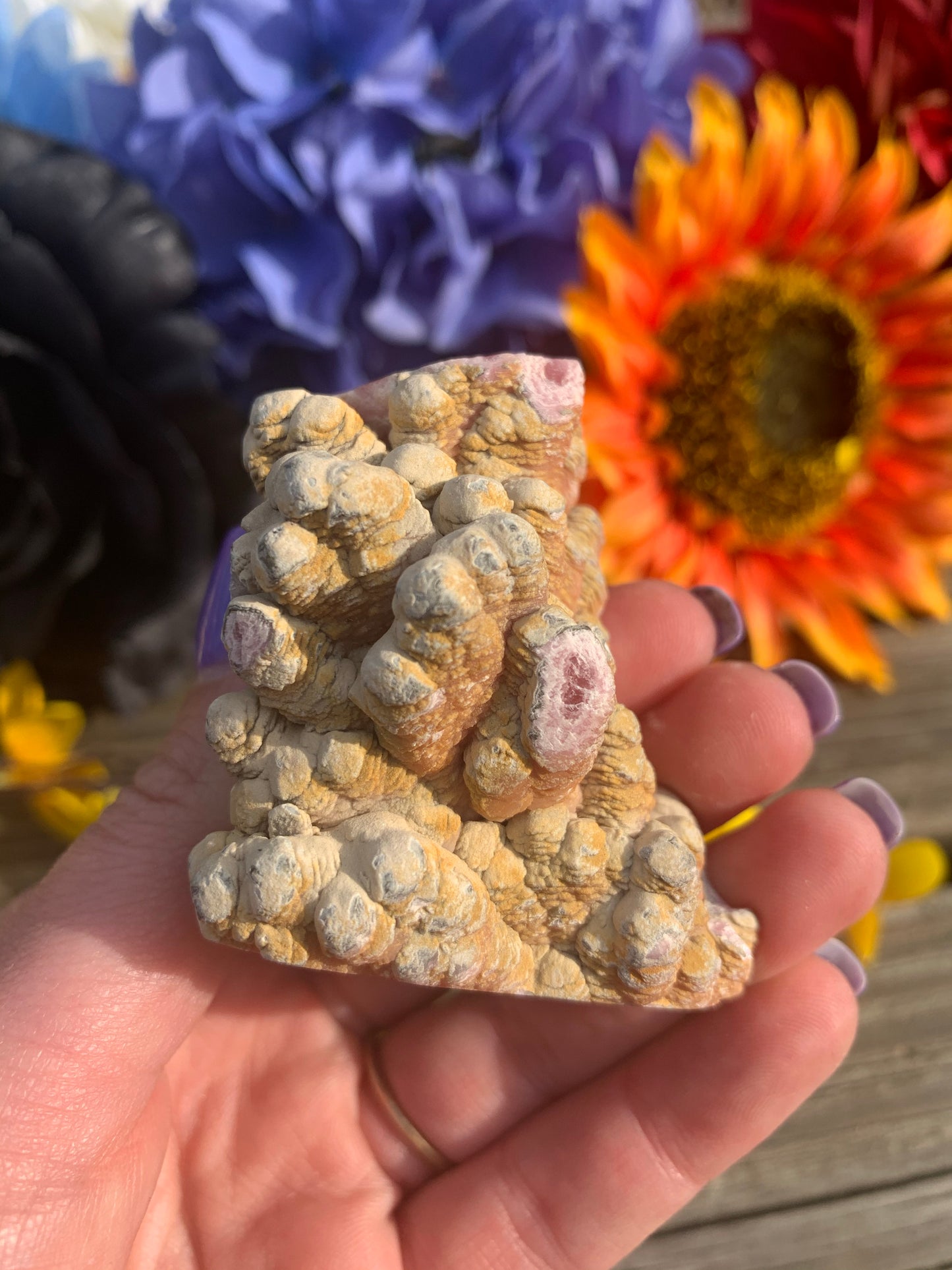 Rhodocrosite Stalactite