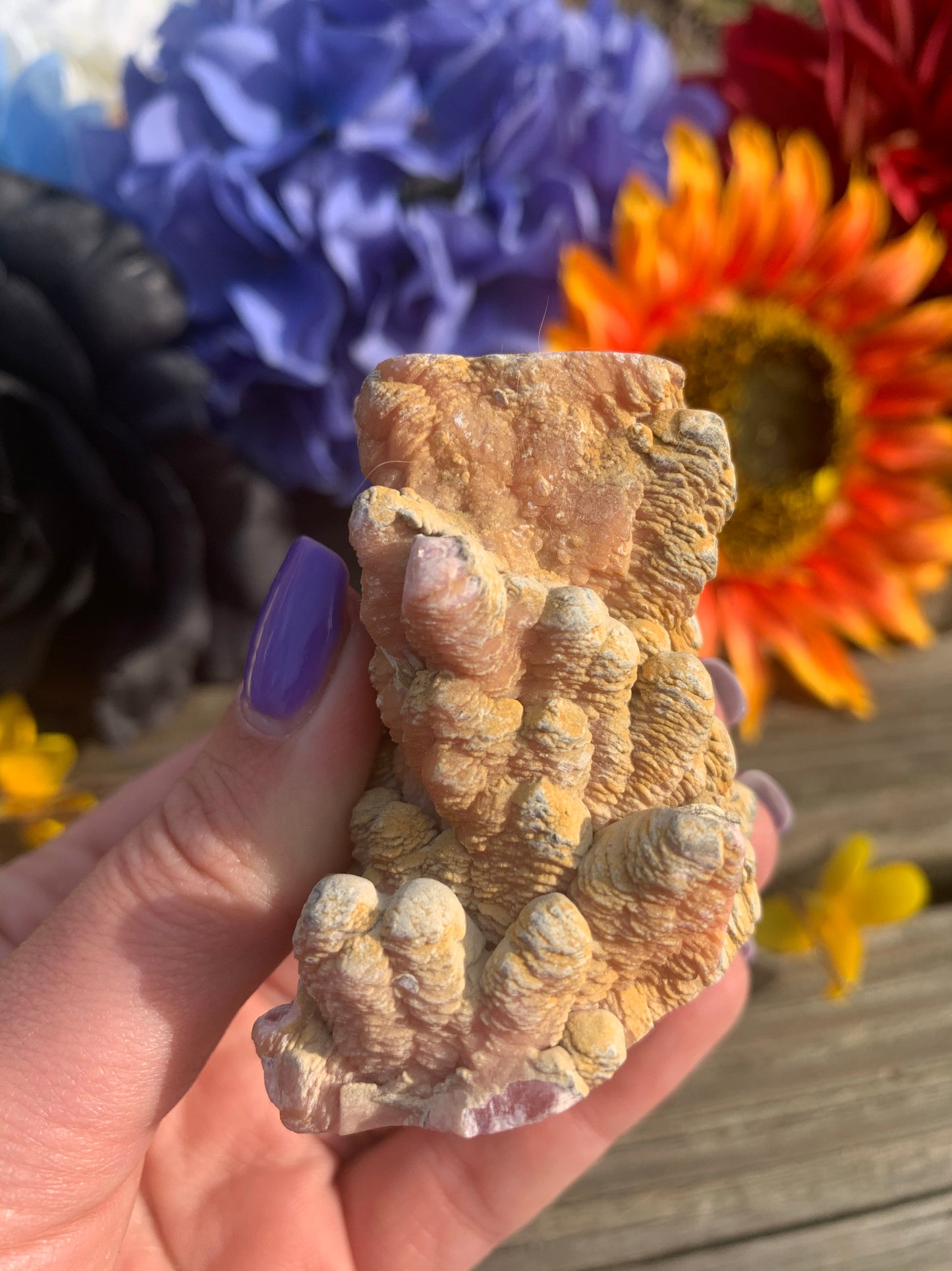 Rhodocrosite Stalactite