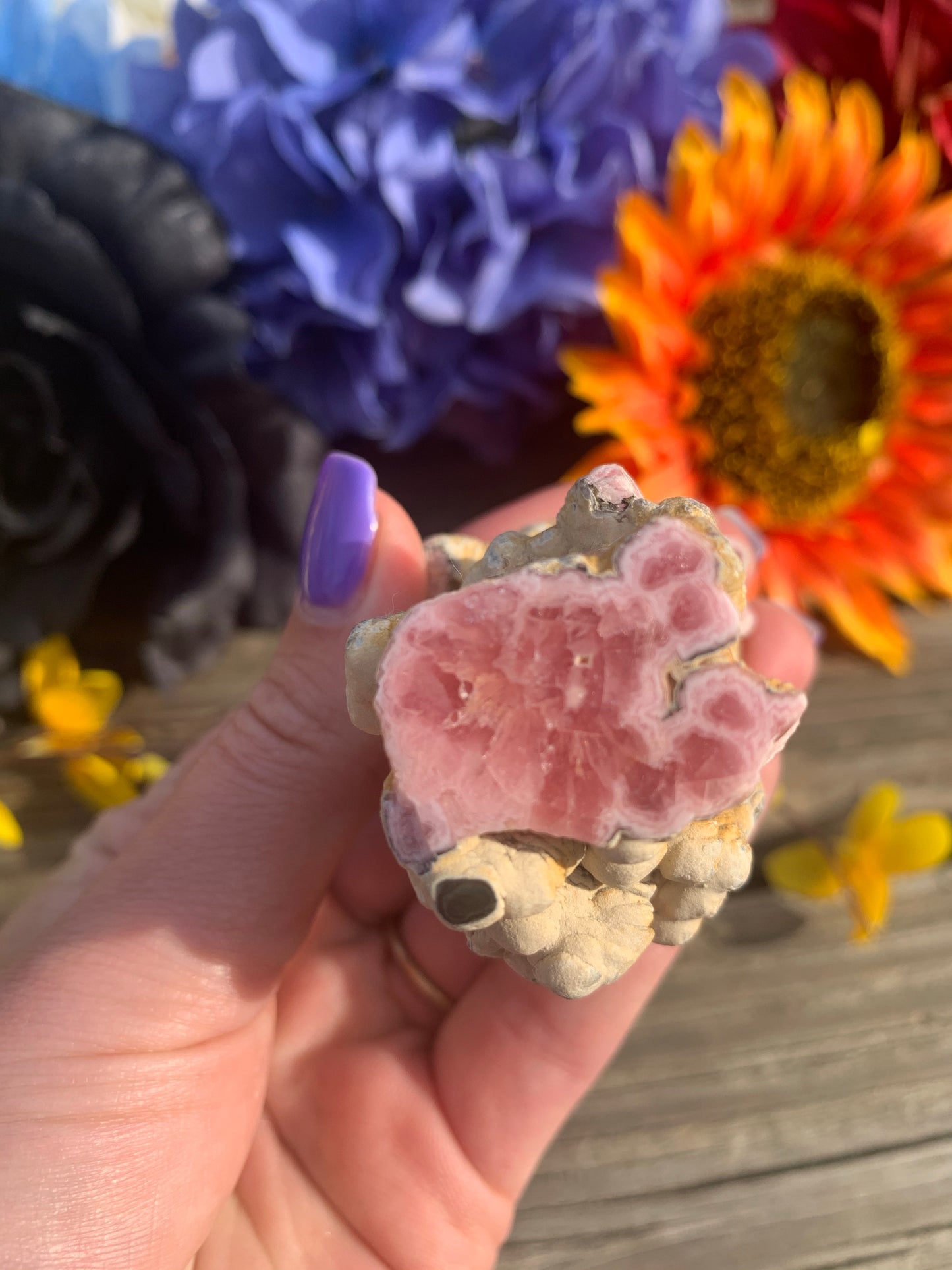 Rhodocrosite Stalactite