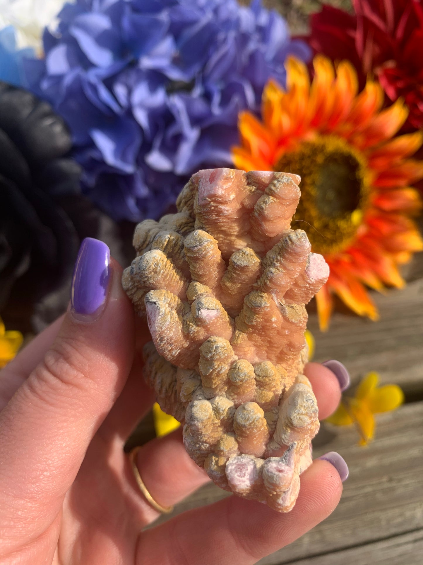 Rhodocrosite Stalactite