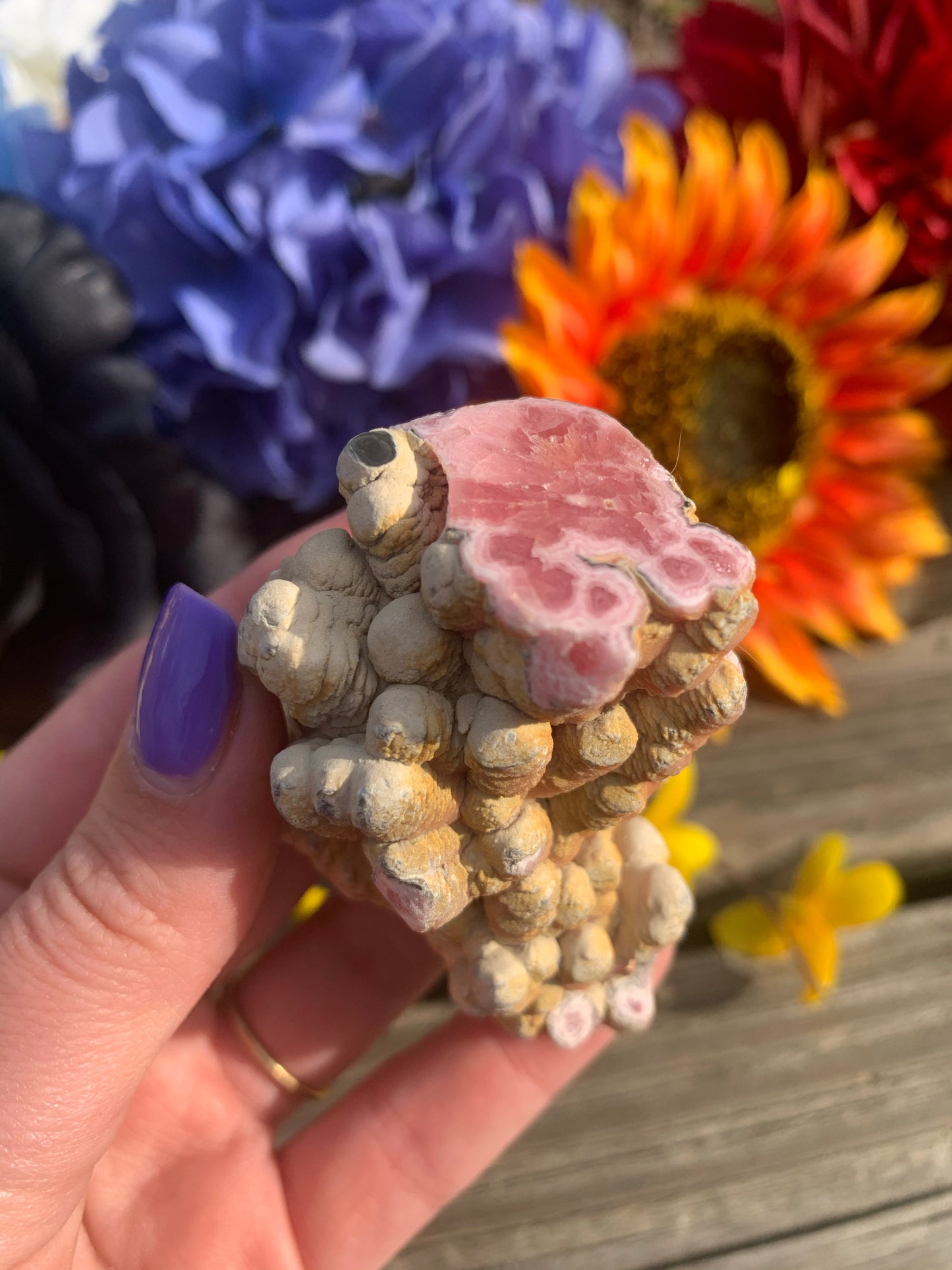 Rhodocrosite Stalactite