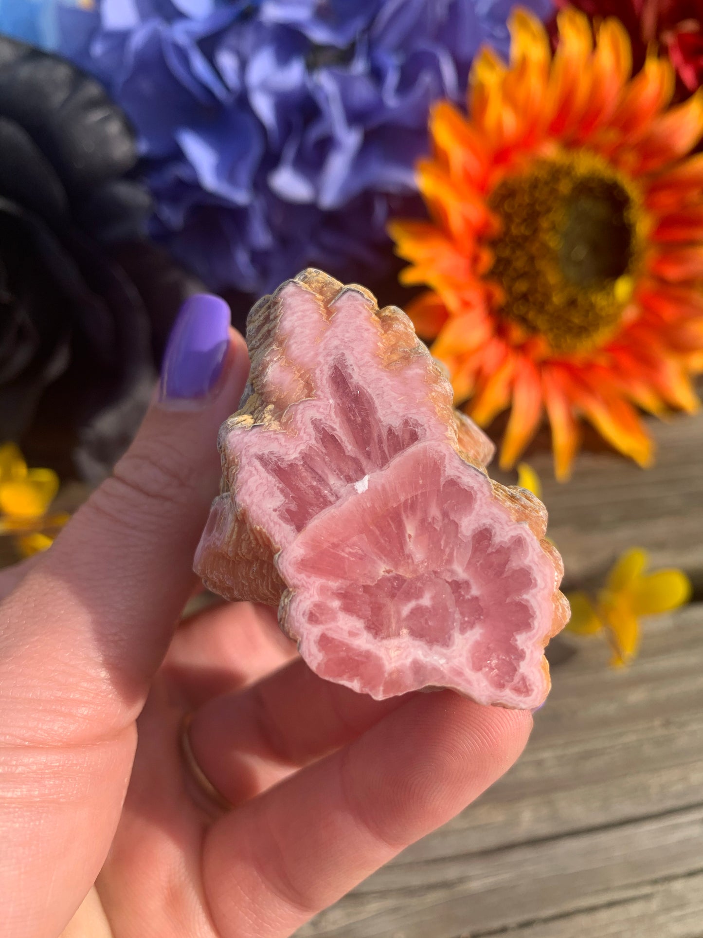 Rhodocrosite Stalactite