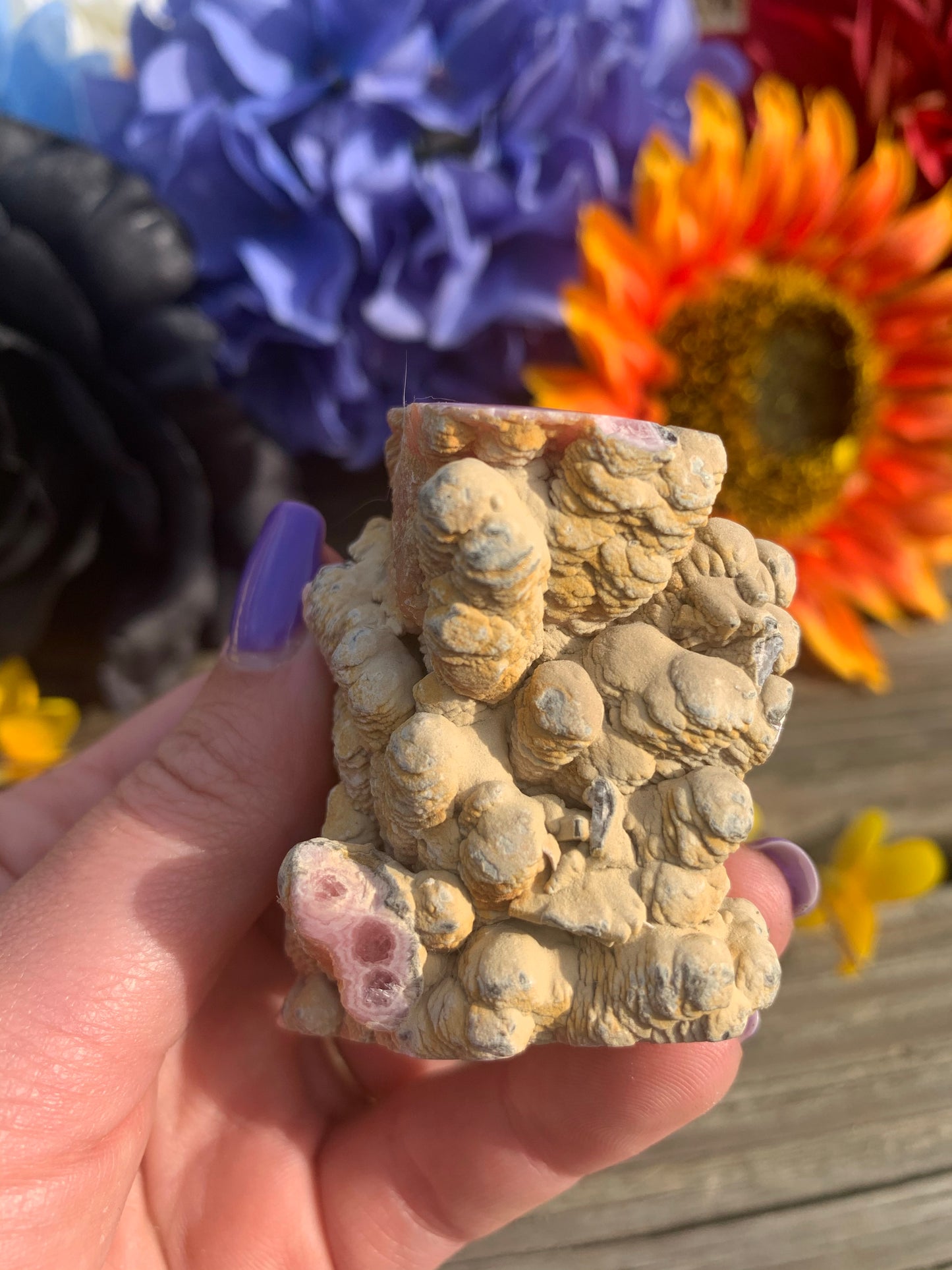 Rhodocrosite Stalactite