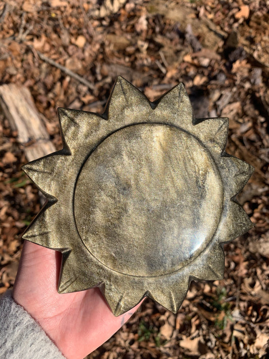 Goldsheen Obsidian Sun