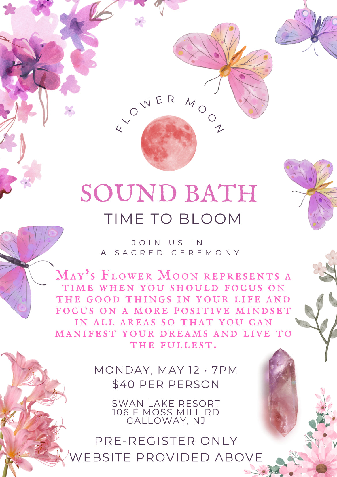 Flower Moon Sound Bath