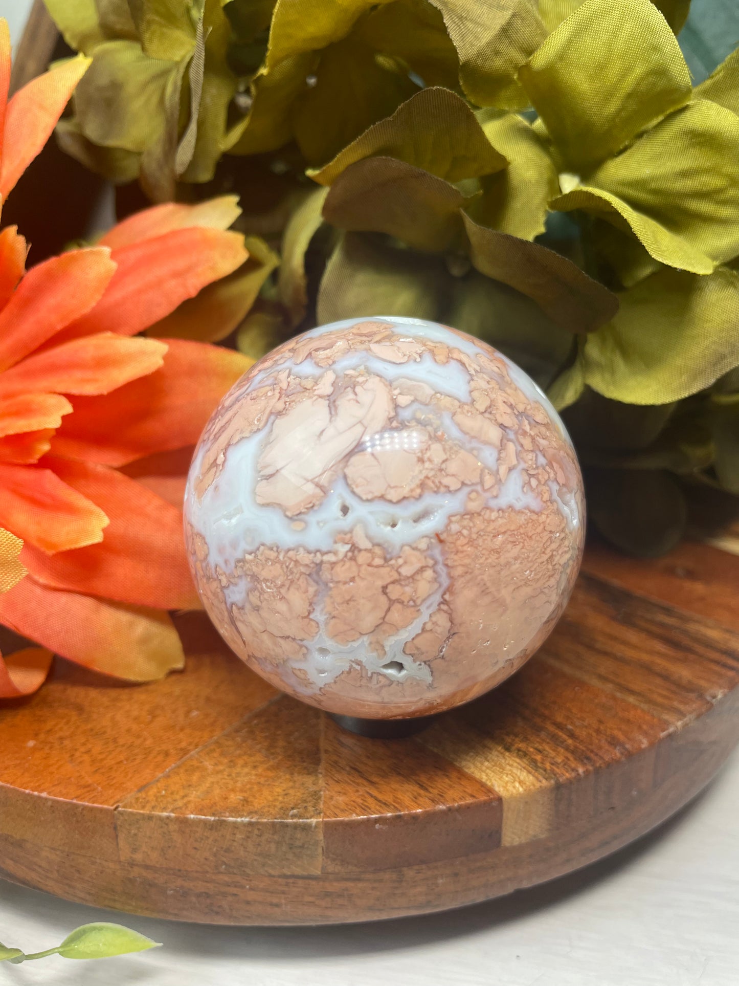 Pink Agate Orb