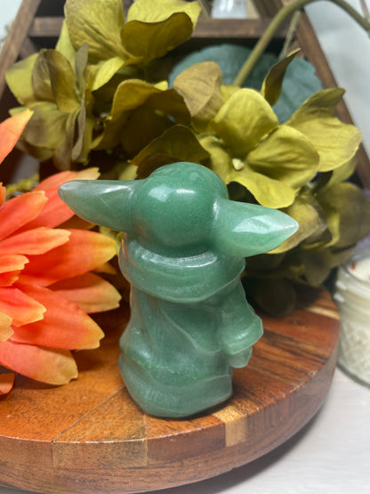 Green Aventurine Baby Yoda