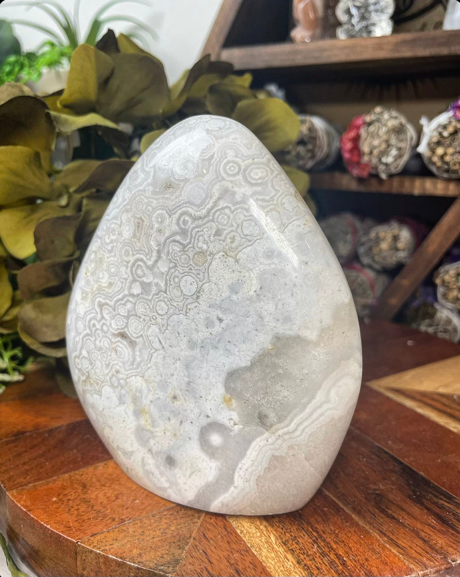 Snow Agate Free Form