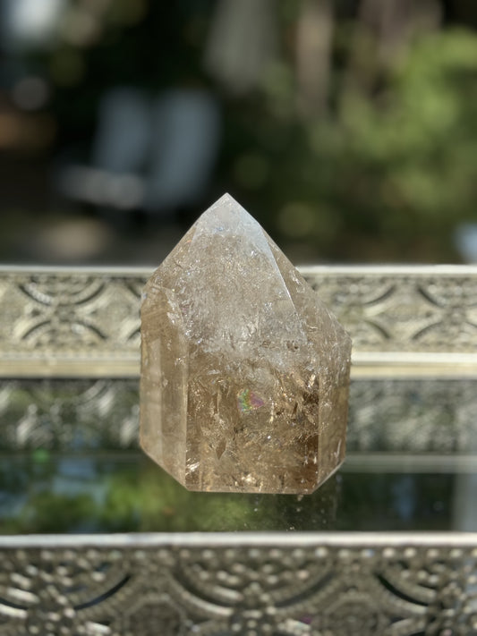 Smokey Quartz with grey lithium inclusion