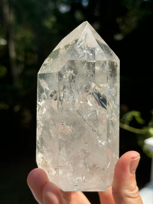 Clear Quartz Tower