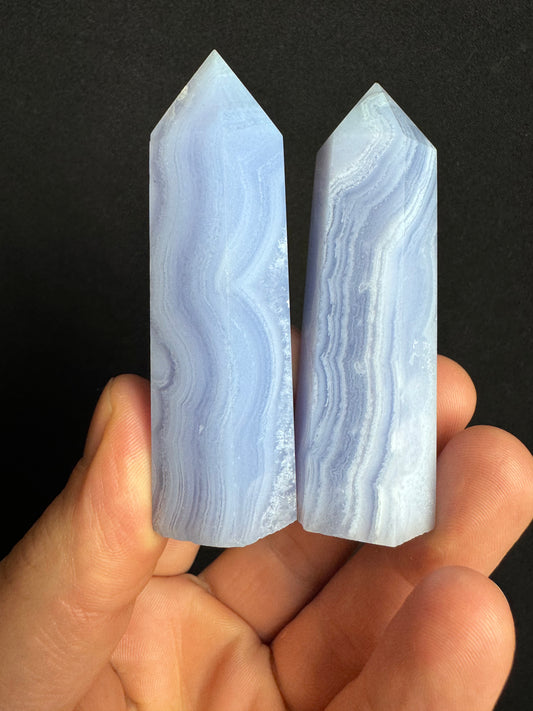 Blue Lace Agate Tower