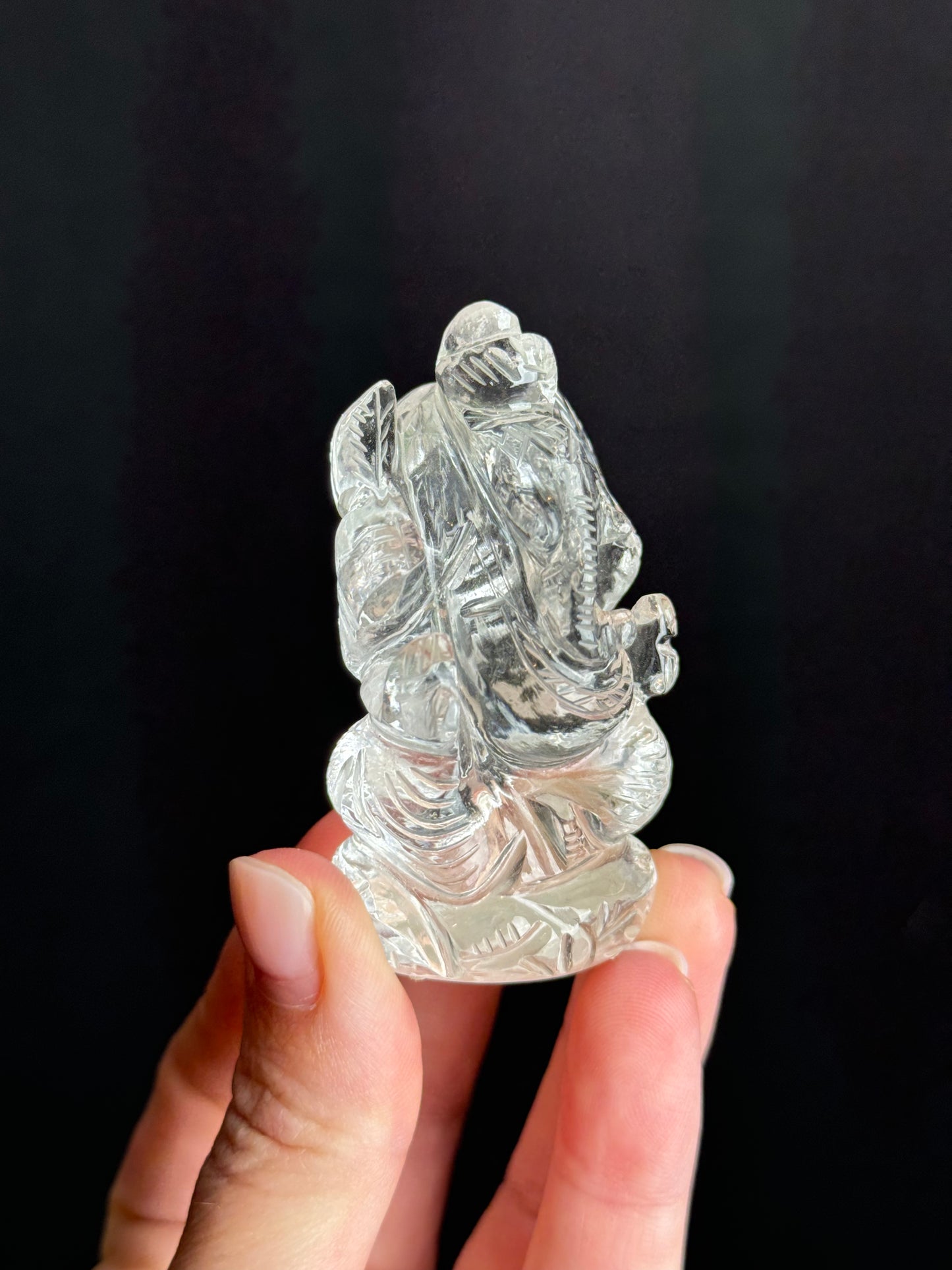 Clear Quartz Ganesha