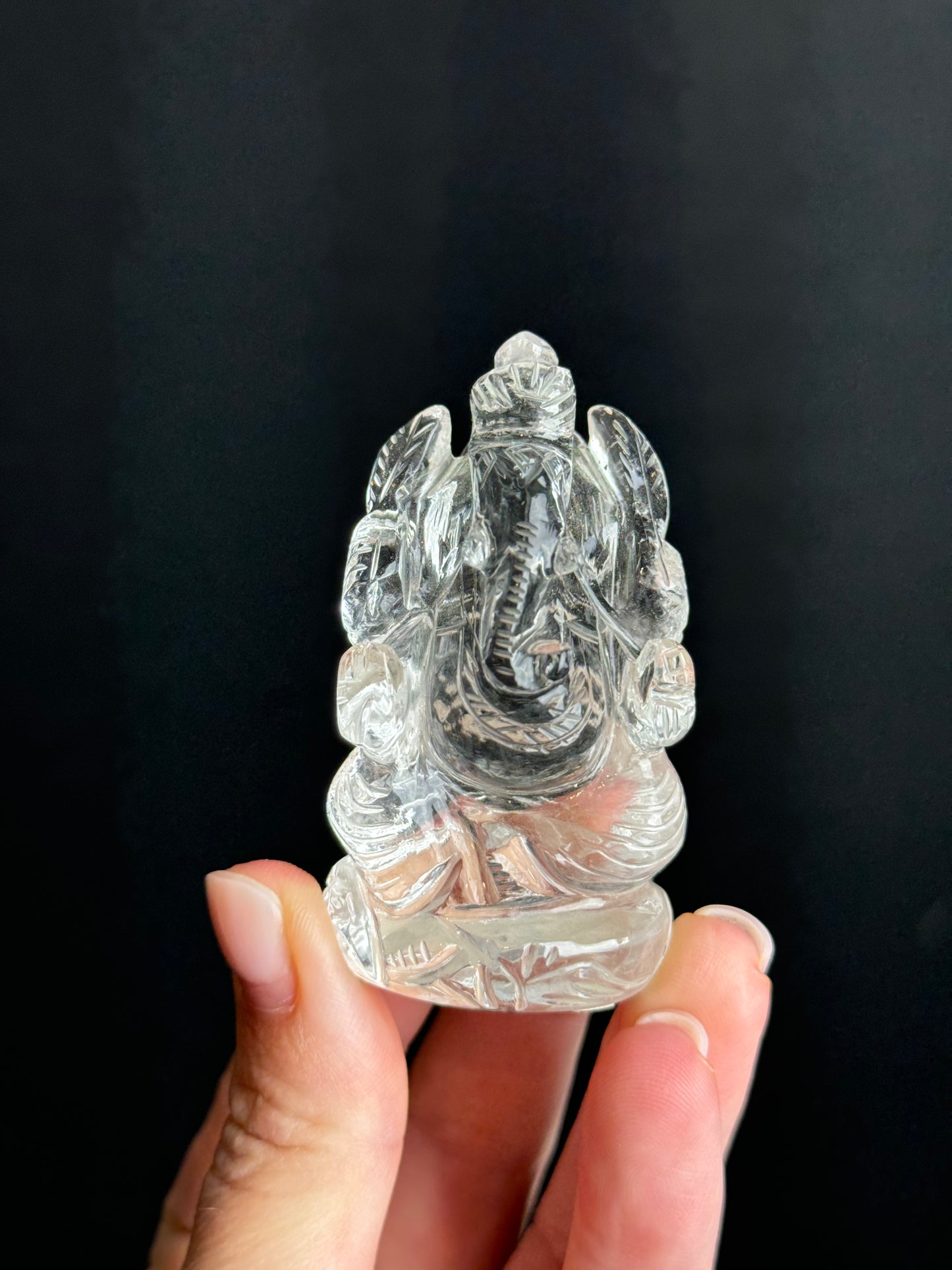 Clear Quartz Ganesha