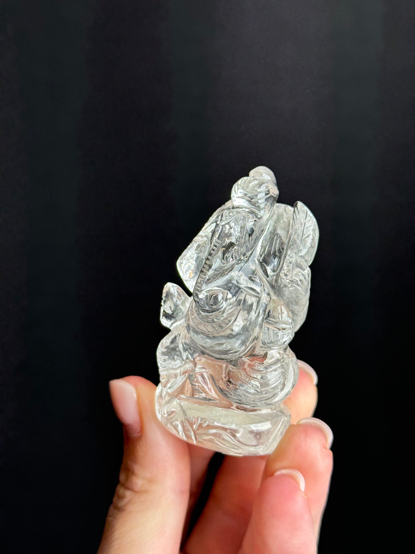 Clear Quartz Ganesha