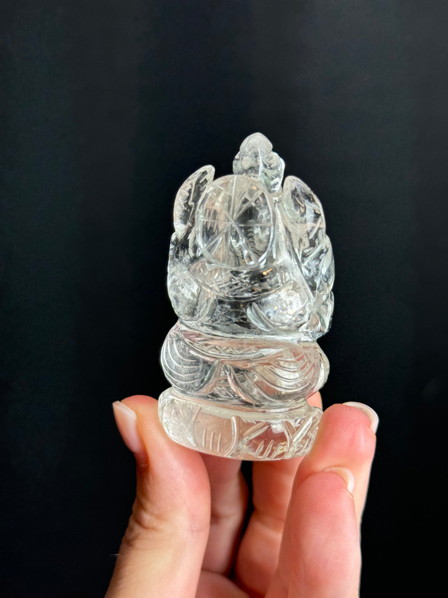 Clear Quartz Ganesha