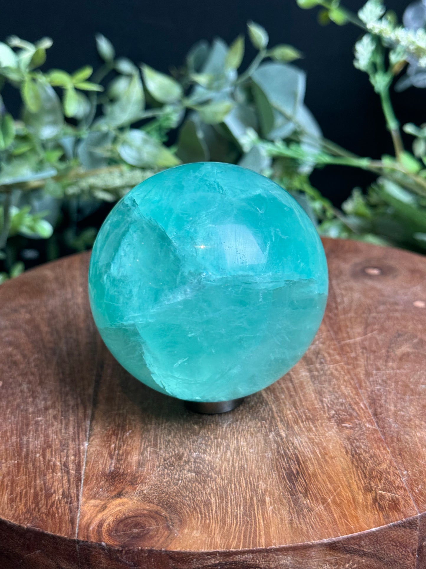 Aqua Fluorite Orb