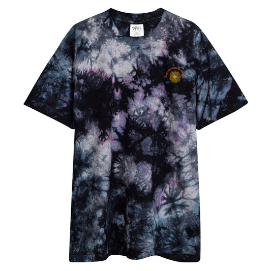 Third Eye Oversided Tie-Dye Solar Flare Embroidery