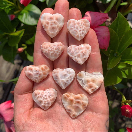 Thomsonite Hearts