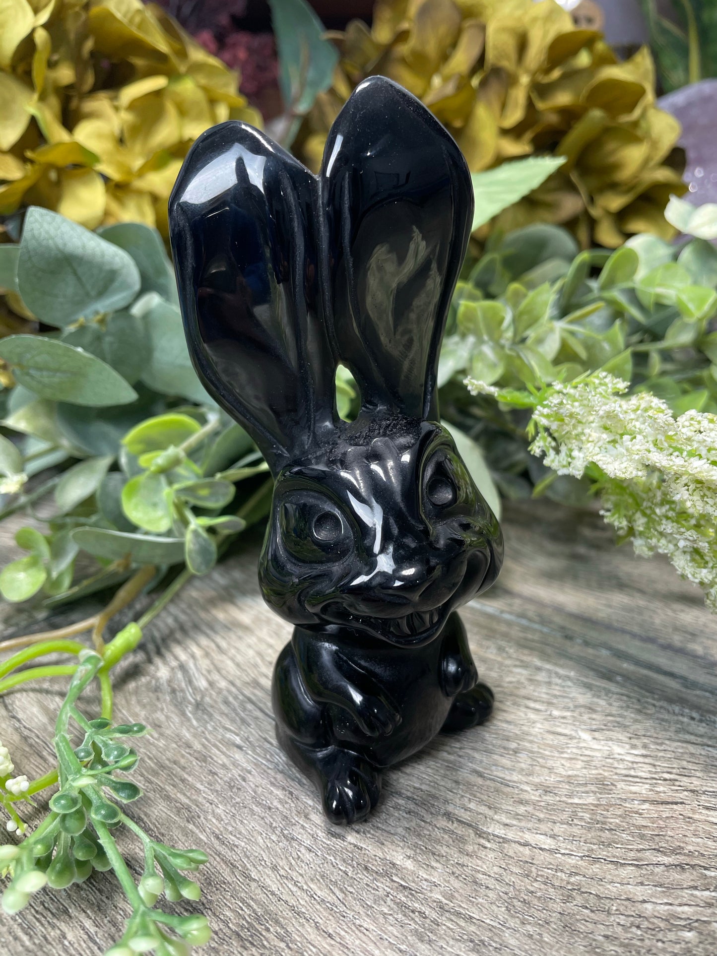 Fierce Obsidian Bunny