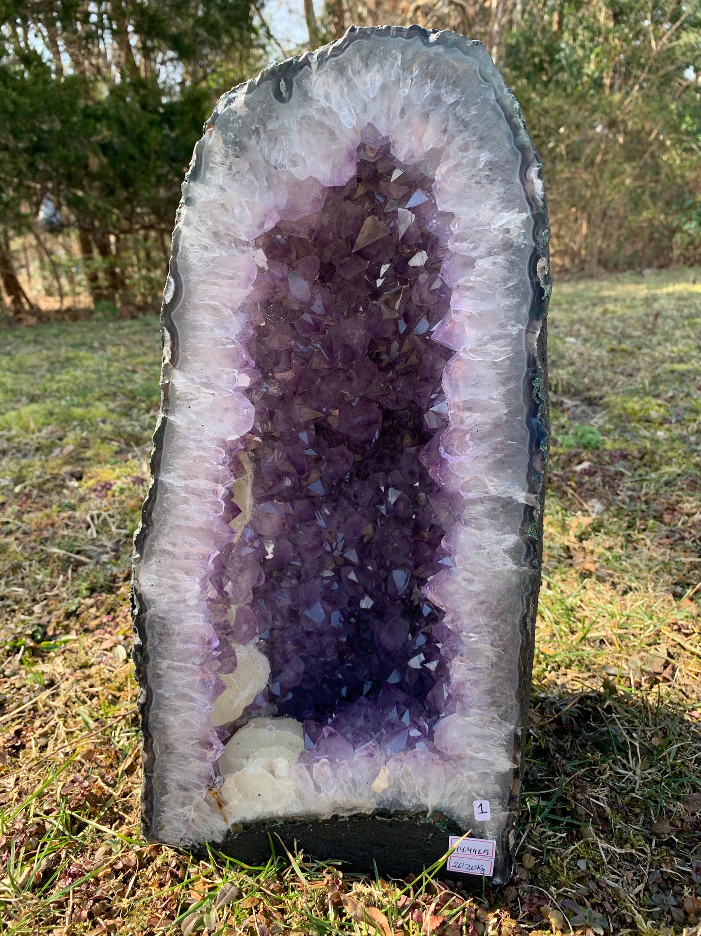 Uruguayan Amethyst Calcite Cathedral