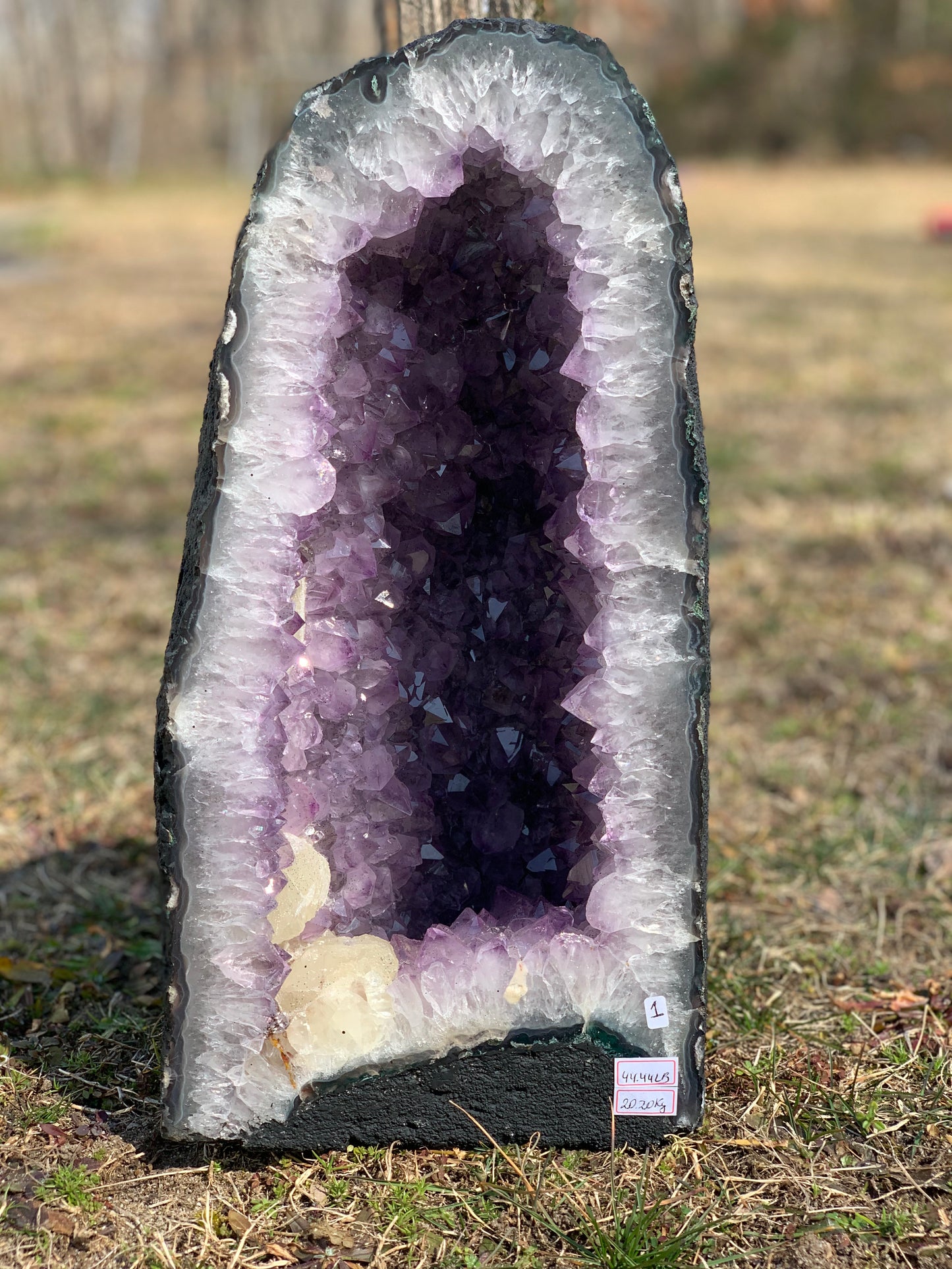 Uruguayan Amethyst Calcite Cathedral