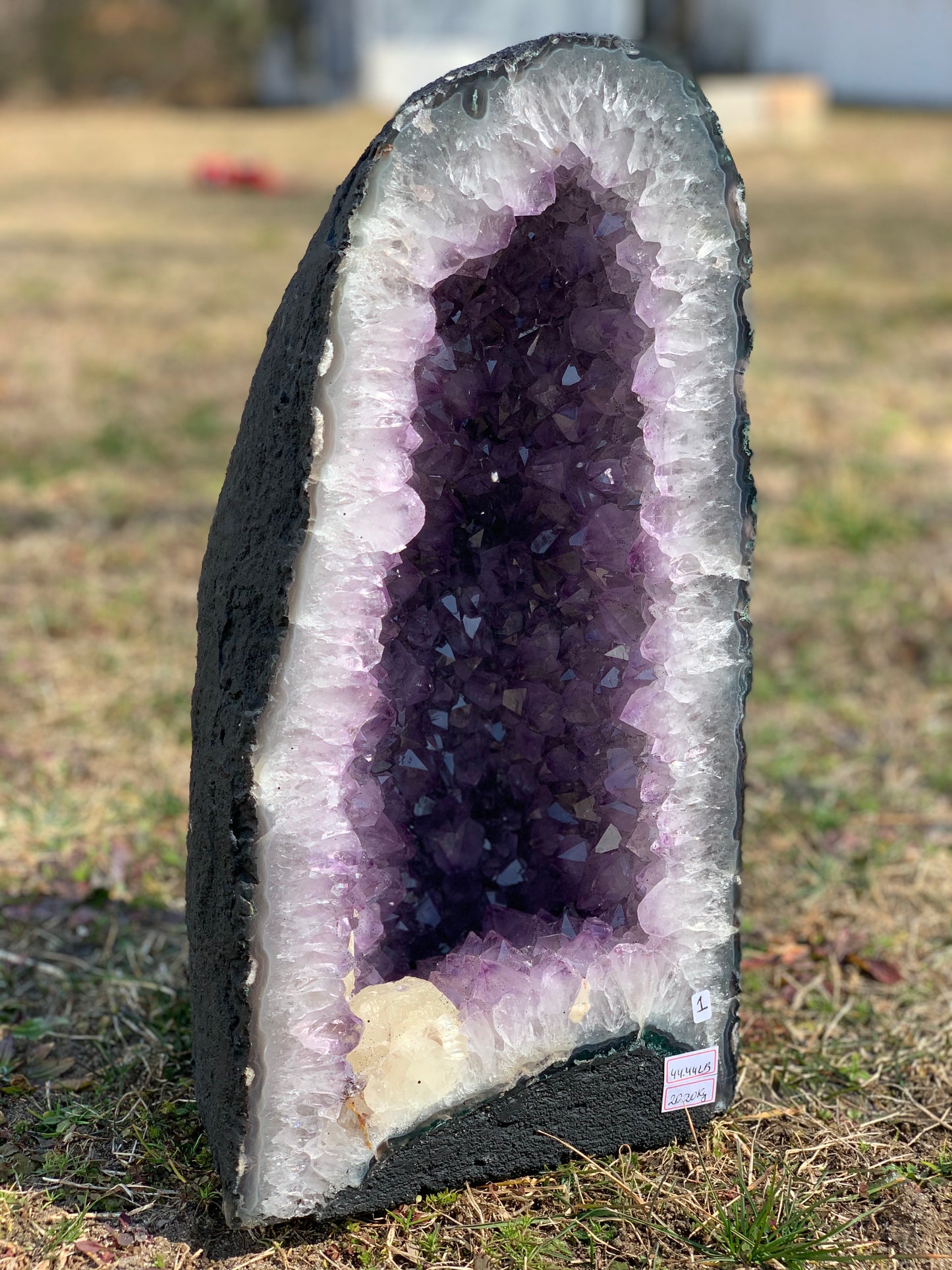 Uruguayan Amethyst Calcite Cathedral