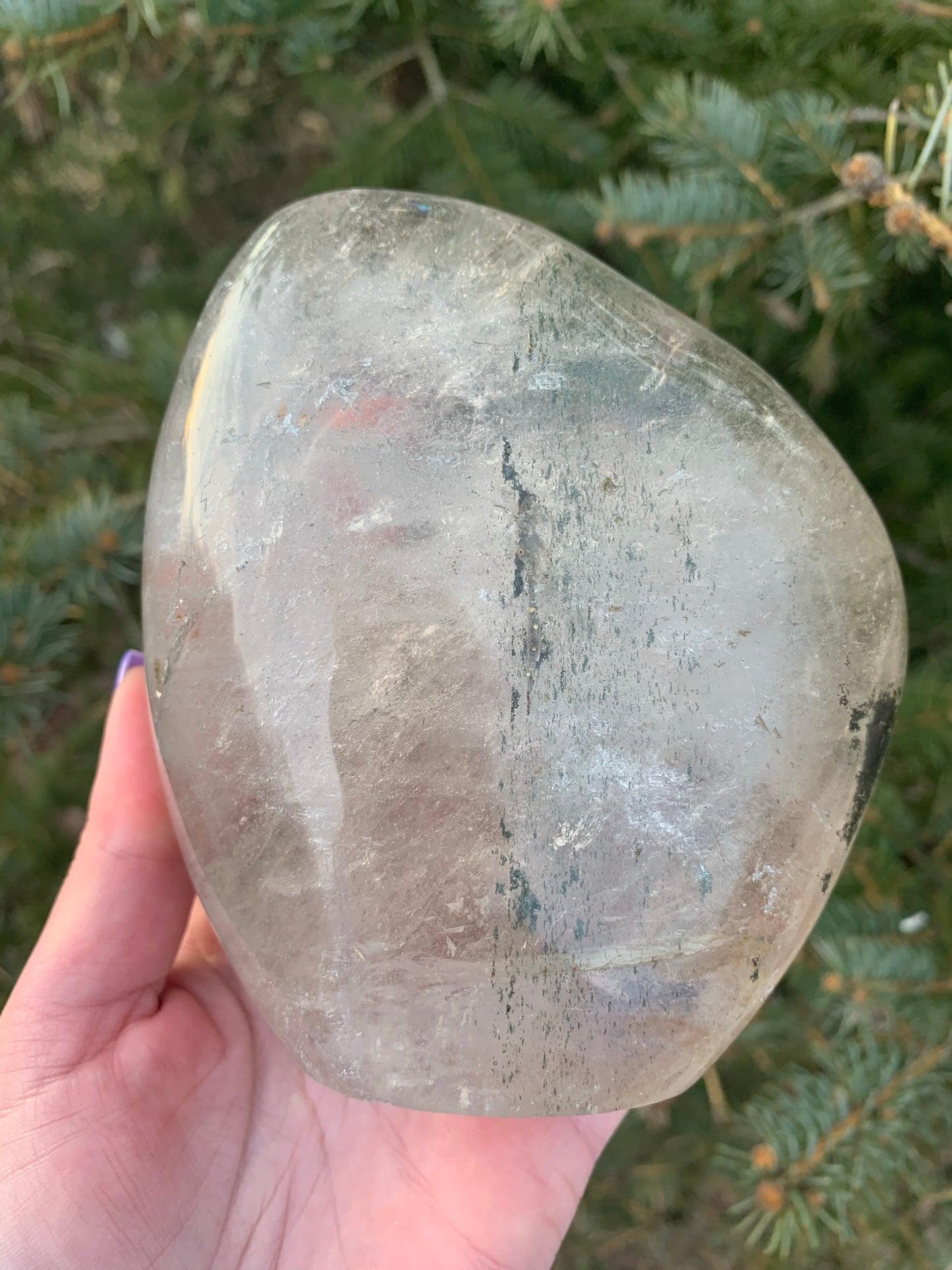 Clear Quartz with Garden Inclusions