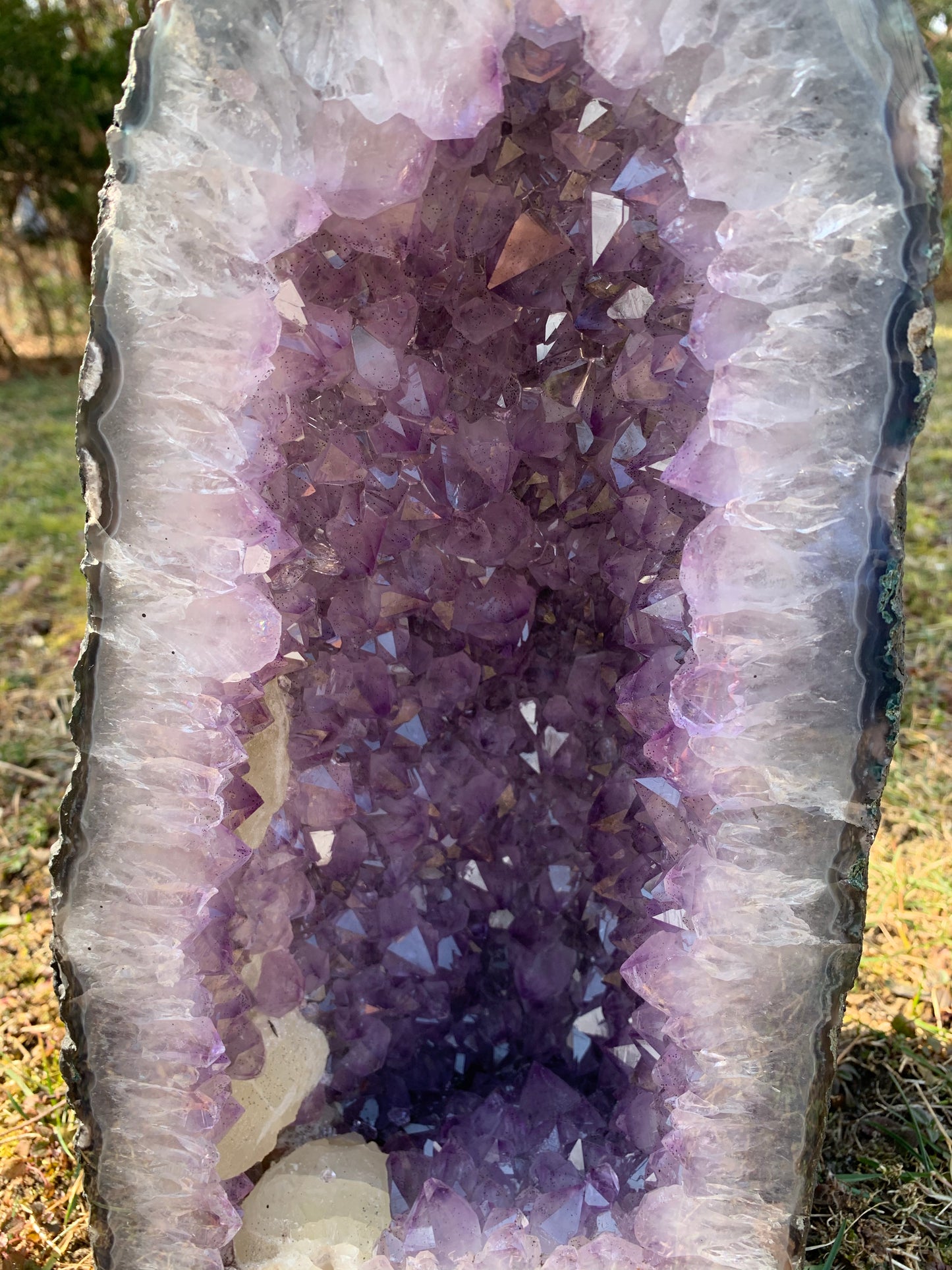 Uruguayan Amethyst Calcite Cathedral